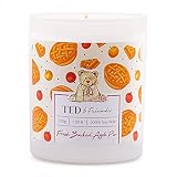 Ted&Friends Duftkerze im Glas - Fresh Backed Apple Pie (220g) - Der Unwiederstehlich Süße Duft für dein Zuhause - 100% Sojawachs mit bis zu 50h B