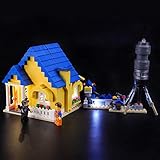 XIAN LED Beleuchtungsset für Emmets Traumhaus & Rettungsrakete - Kompatibel mit Lego 70831 Bausteine Modell - Nicht enthalten Das Lego S