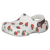 Crocs Kinder Sandale Food Print Clog 207150 White 29-30