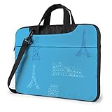 LiXiaoSEGT Doodle Travel  World Famous LandmarksShoulder Bag, Laptop Case, Handbag Shoulder Tote Bag,Travel B