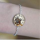 Steampunk Uhr Armbänder Steampunk Uhr und Stoppuhr Geschenke für ihn Steampunk Schmuck Armbänder Art Geschenke fü