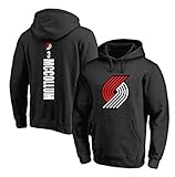 JGDP Hoodies Unisex Pullover Basketball Trail Blazer No.3 Print NBA Männer Langarm Casual Sweatshirts,3XL