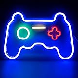 ZWOOS Gaming Lampe Wand - Neonlicht für Gamerzimmer - LED Leuchtreklame Schild angetrieben von USB - Leuchtschilder für Schlafzimmer, Gaming Zimmer Deko, Gamer Setup