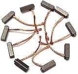 GIVBRO Kohlebürsten für generische Elektromotoren, 5 mm x 6 mm x 14 mm, 10 Stück