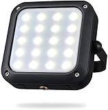 LED-Arbeitsleuchte, 2 in 1 LED-Campinglampe, tragbarer Außenscheinwerfer, USB wiederaufladbar 5000mAh IPX65 wasserdicht, für Stromausfälle, Camping, Werkstatt, Notfall usw