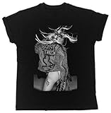 Daffy Unisex-T-Shirt mit Aufschrift 'Born This Way Lady Gaga', Schwarz , XXL