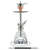 AMIR'S 300 3D Skull 60 cm - Edelstahl Shisha mit viel Zubehö