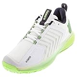 K-Swiss Performance Herren Ultrashot 3 Tennisschuh, White/Soft Neon Green/Blue Graphite, 42 EU