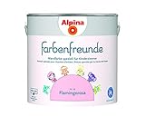 Alpina Farbenfreunde 2,5L Kinderzimmerfarbe Wandfarbe (Nr.14 Flamingorosa)