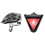 Uvex Unisex – Erwachsene, Oversize Fahrradhelm, Black mat Silver, 61-65 cm & Unisex - Erwachsene, Plug-in LED für i-vo/airwing/Finale junior Zubehör, one S