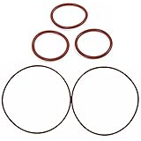 NA 5 Stück Seitenbürsten-Antriebsriemen, O-Ring-Gummiriemen-Ersatz-Set für Neato Botvac 65 70 75e 75 80 85 D75 D80 D85 Staubsaug