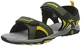 KangaROOS Unisex K-Mont Sandale, olive/sun yellow, 42 EU