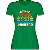 Geburtstagsgeschenk Geburtstag - Real Legends Are Born in 1971 Limited Edition Vintage 50. Geburtstag - XXL - Grün - Geschenk - L191 - Tailliertes Tshirt für Damen und Frauen T-S