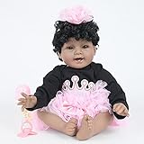 TTWLJJ Simulation Baby Reborn Baby Doll Realistische Weiche Vinyl Puppe 55cm22 Zoll Für Kinder Geburtstags-Geschenk