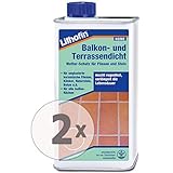 Lithofin Balkon- und Terrassendicht 2 l - Imprägnierung - Schützt wasserabweisend - Verlängert die Leb