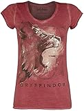 Harry Potter Gryffindor - The Lion Frauen T-Shirt rot XL