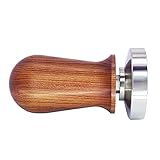 MSRRY Edelstahl-Kaffee-Tamper-Flache Basis Espresso-Bohnen Presswerkzeug kalibrierte Tamper-Kaffee-Zubehör (Base Diameter : 51mm)