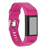 Kompatibel mit Garmin Vivosmart HR+ Bändern, Silikon-Uhrenarmband Ersatzzubehör für Garmin Vivosmart HR Plus,