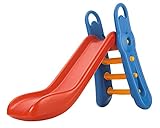 BIG - Fun-Slide - 152cm lange Rutschbahn, Nutzung für den Hausgebrauch, rot-blaue Rutsche für drinnen und draußen, für Kinder ab 3 J