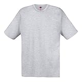 Fruit of the Loom - Original Full Cut T-Shirt XL,Heather Grey