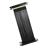 Generic Universal Volle Geschwindigkeit 3,0 PCIE X16 Riser Kabel Grafikkarte Extension - 90 ° PCI Express 3,0 Verlängerung Kabel-mit Antijam für GPU - 40