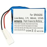 Akku-King Akku kompatibel mit Falk SR404255 - Li-Ion 950mAh - für Falk Neo 520, Neo 520LMU, FA Z10