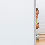 Rwest X Fensterfolie Selbsthaftend Blickdicht Sichtschutzfolie Fenster Milchglasfolie Statische Fensterfolien Folie Für Zuhause Badzimmer oder Bü