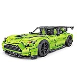 PROTOY Technik Bausteine Auto für AMG GTR Rennwagen, 1/8 2539 Klemmbausteine Technik Auto Sportwagen Bausteine Bausatz Kompatibel mit Lego T