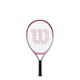 Wilson Tennisschläger Burn Pink 23, Für Kinder von 7 - 8 Jahren, Carbonfaser/Legierung, Pink, WR052510H