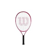 Wilson Tennisschläger Burn Pink 23, Für Kinder von 7 - 8 Jahren, Carbonfaser/Legierung, Pink, WR052510H
