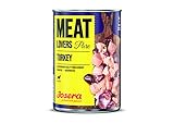 Josera Meat Lovers Pure Turkey | Nassfutter für Hunde | hoher Fleischanteil | getreidefrei | leckere Pute, saftige Brühe und Mineralstoffe | Alleinfuttermittel | 6 x 400 g