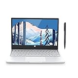 TOPOSH PC Laptop, Windows 10 Notebook Computer, 11,6 Zoll 2-in-1 Tablet, 360 Grad Flip Laptop, 8G RAM 256 GB SSD, Intel Celeron N4120, Quad Core Prozessor , 2,4 G/5G WLAN, Schreibstift silb