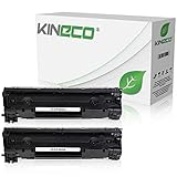 2 Kineco Toner kompatibel mit HP CF283A Laserjet Pro MFP M125nw, M126nw, M127fw, M128fp - Schwarz je 1.500 S