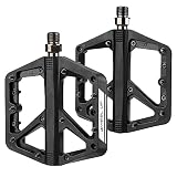 Vivibel Fahrrad Pedalen, Mountainbike Fahrradpedale, Nylon Composite Flatpedale 9/16 Zoll Mountain Bike Pedale mit Abgedichtete Lager rutschfest, MTB Pedale Anti-Stau für alle Fahrradttyp