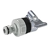 Gardena Wasserdieb: Universal Wasserhahn-Adapter zum Anschluss des Gardena Gartenschlauchs an einen Wasserhahn ohne Gewinde mit 14–17 mm Außendurchmesser, korrosionsbeständig (2908-20)