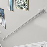 XH&XH Treppengeländer, Industrierohr, weißes Treppengeländer, antike Sicherheits-Handlauf-Stützstange, für Innen-Außentreppen behinderte ältere Menschen - unterstützt 200 kg (Größe: 60 cm)