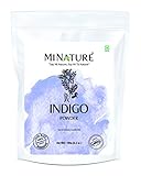 Natürliches Indigo-Pulver – 100 g – Indigofera Tinctoria, Rajasthani Indigo Pulver für Haarfarbe, natürliche Haarfarbe von mi N