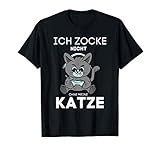 Gamer Katze Games Zocker Pc - Lustiges Gaming Spruch T-S