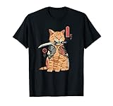 Katze Yakuza Katze Samurai Katze Tattoo Stil Japan Anime Geschenk T-S