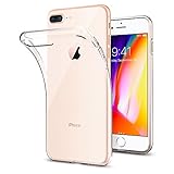 Spigen Liquid Crystal Hülle Kompatibel mit iPhone 8 Plus und Kompatibel mit iPhone 7 Plus -Crystal C