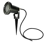 230V LED 5W = 50W Aussenspot Gartenstrahler Teichstrahler Leo inkl. L