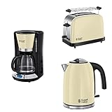 Russell Hobbs Colours Plus+ Frühstückset Toaster, Wasserkocher und Kaffeemaschine C. C