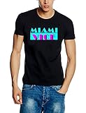 Coole-Fun-T-Shirts Miami VICE - Sonny Crocket - T-Shirt - schwarz, GR.XXXL