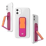RICHMOND & FINCH Handyhalter-Griff und erweiterbarer Ständer, Finger Grip Kickstand Kompatibel mit iPhone, Samsung und mehr, Mehrere Betrachtungswinkel, Magentastreifen Desig