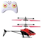 FOTBIMK Rc Helikopter Hubschrauber Ferngesteuert Hubschrauber Drohnen für Kinder 8 12 Mini RC Infrarot Induktionsfernbedienung 2 Kanal Gyro Hubschrauber RC Drohne Hubschrauber D