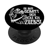 Ungeimpft Sensenmann Anti Impfpflicht Impfung PopSockets mit austauschbarem PopGrip