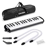 Melodica, Cahaya 32-Noten mit Tasche und Mundstück für Kinder -Schw