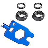 sharprepublic 4 in 1 Tragbare Reparatur Fahrrad Ventilschlüssel Mountain Road Bikes Schrader/Presta Ventileinsatz Demontagewerkzeug Demontagezubehör - Nur Ventilschlü