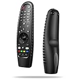 CaseBot Fernbedienung Hülle für LG Magic Remote Fernbedienung AN-MR600/AN-MR650/AN-MR18BA/AN-MR19BA/AN-MR20GA rutschfeste Stoßfeste Silikon Schutzhülle Case Cover, Schw