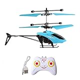 FOTBIMK Rc Helikopter Hubschrauber Ferngesteuert Jungen Mini RC Infrarot Induktionsfernbedienung 2 Kanal Gyro Hubschrauber RC Drohne Rc Hubschraub